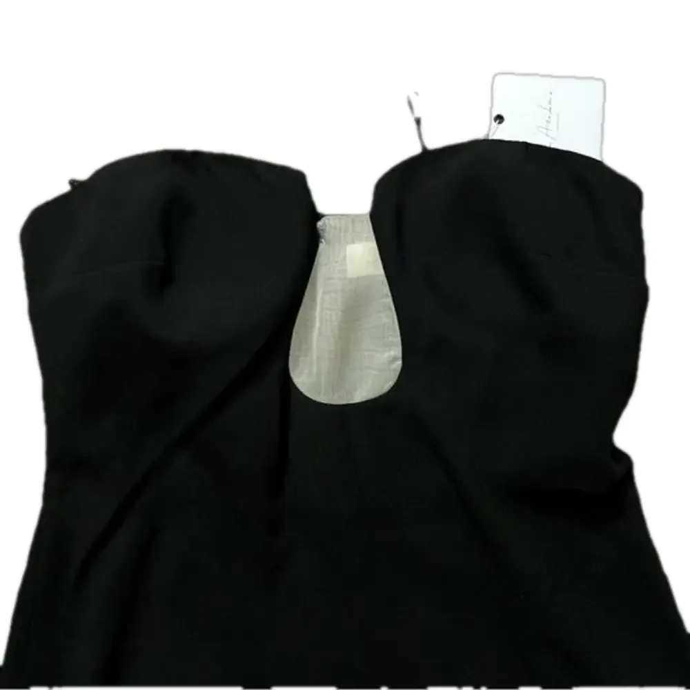 NWT Revolve L'Academie Medium Cosme Mini Dress in Black MSRP $268